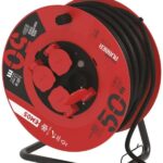 Emos Gumový prodlužovací kabel na bubnu – 4 zásuvky 50m