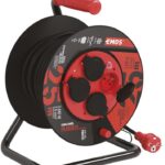 EMOS Gumový prodlužovací kabel na bubnu – 4 zásuvky, 25m, 2,5mm2